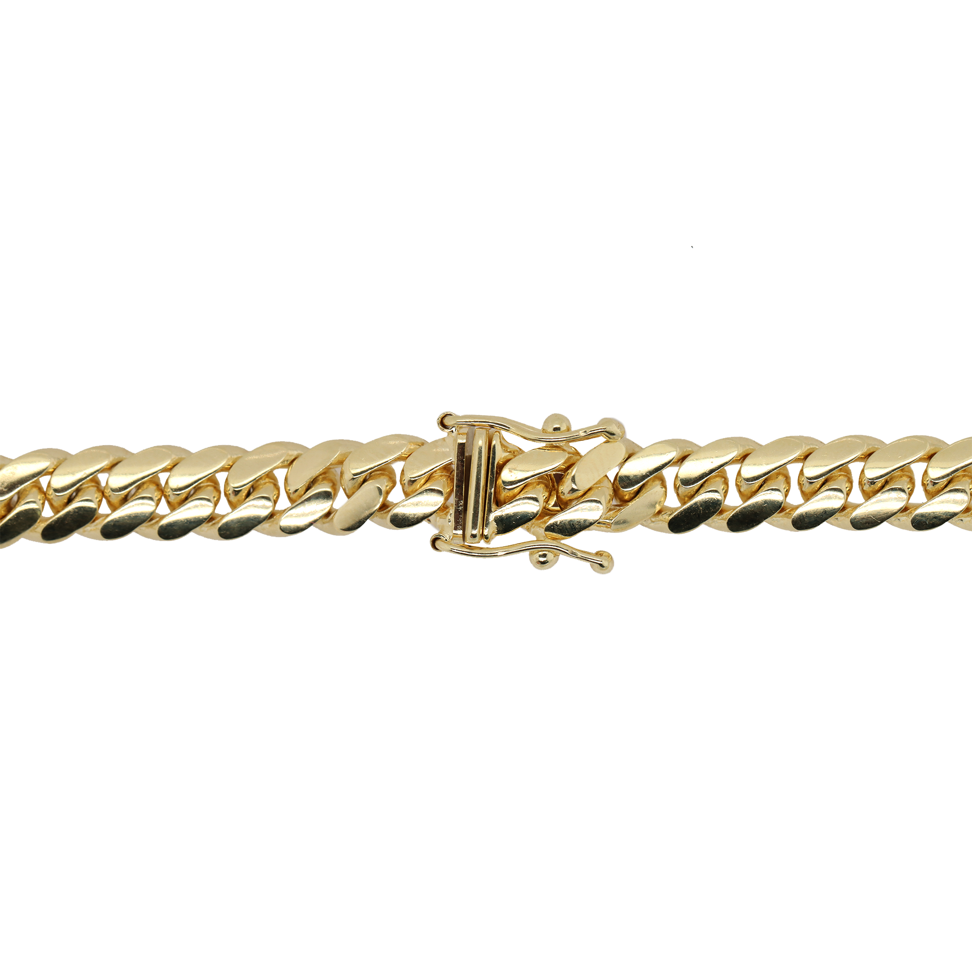 6mm 14k yellow Gold Miami Cuban Bracelet