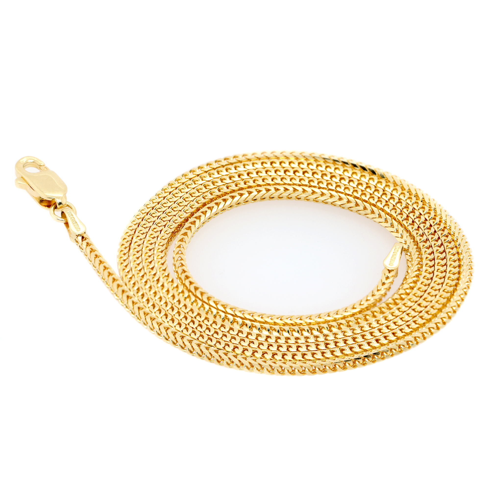 1.5mm 14k Gold Franco Chain