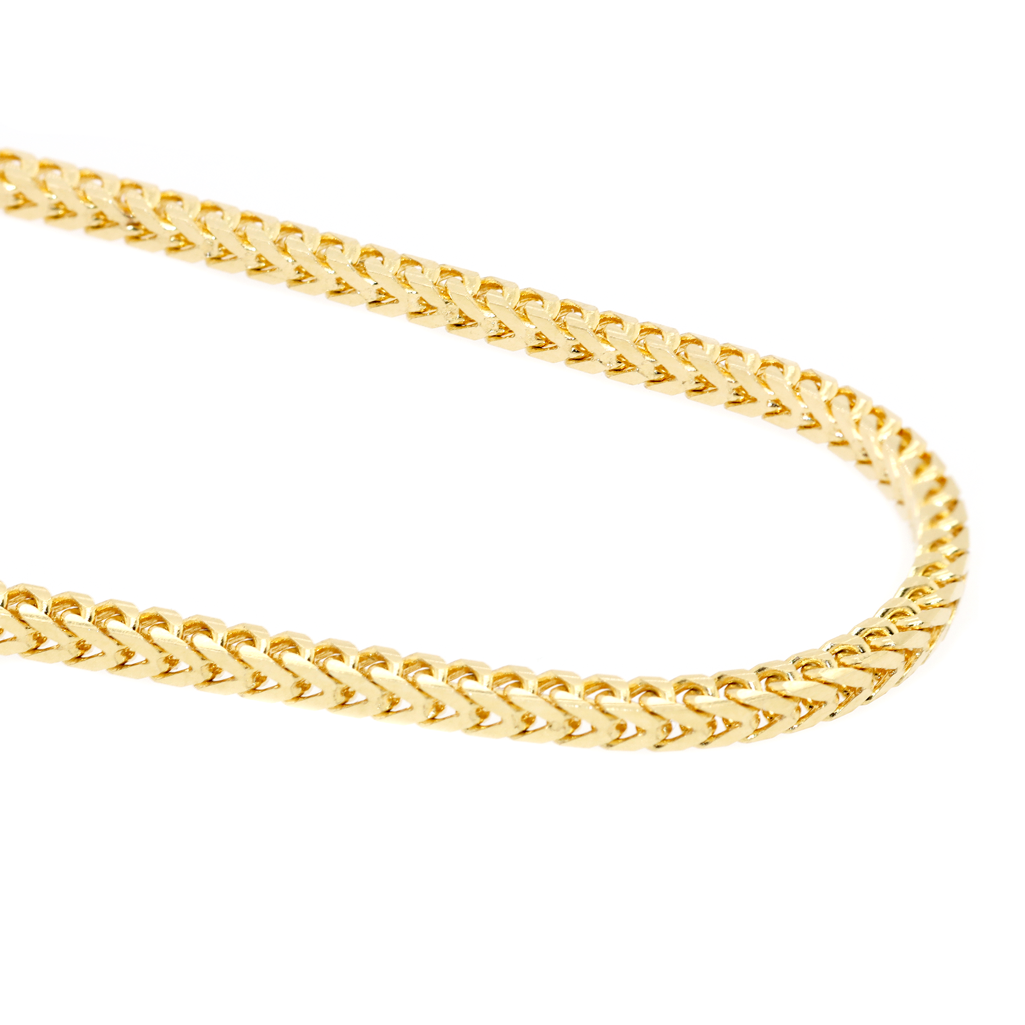 1.5mm 14k Gold Franco Chain