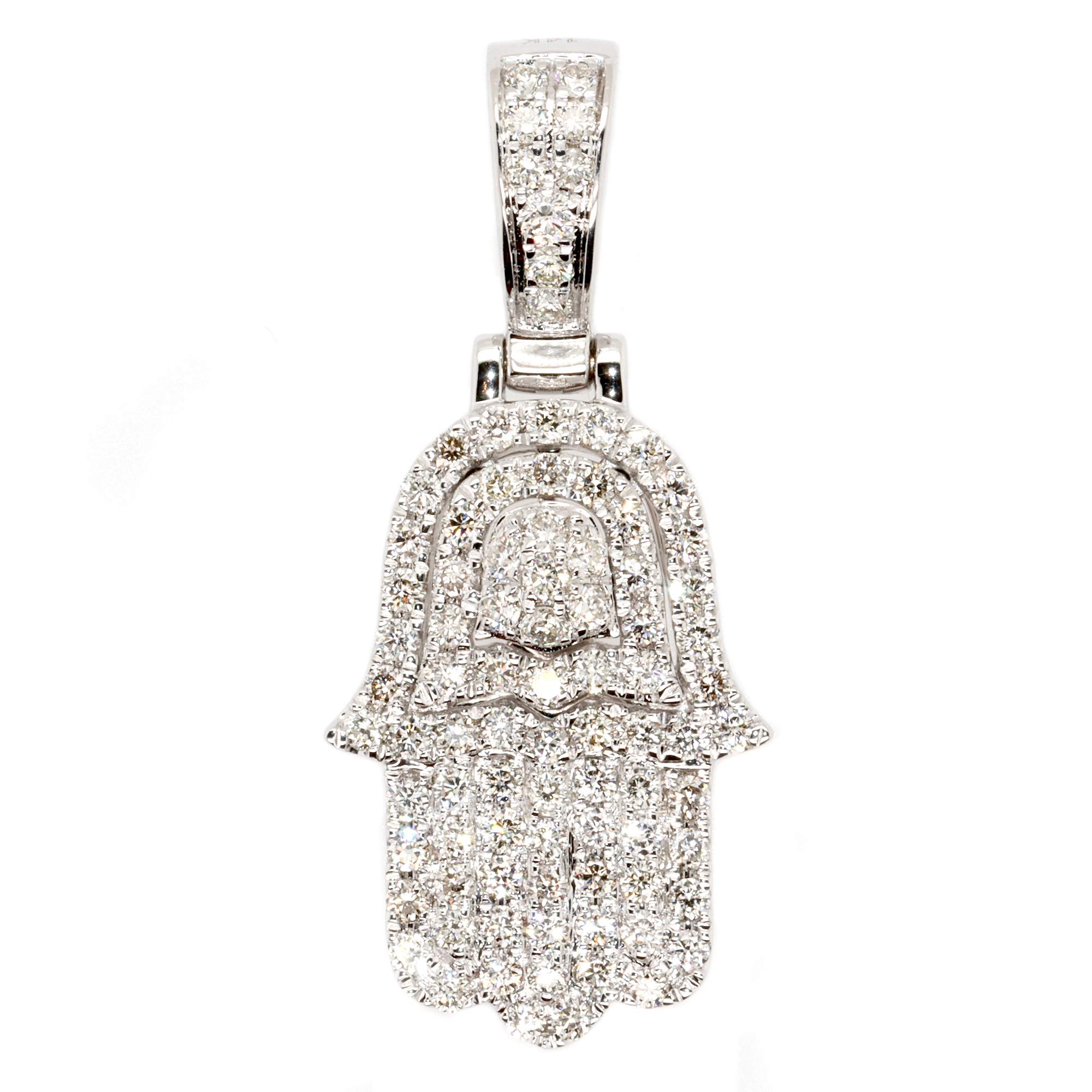 Hamsa Diamond Pendant