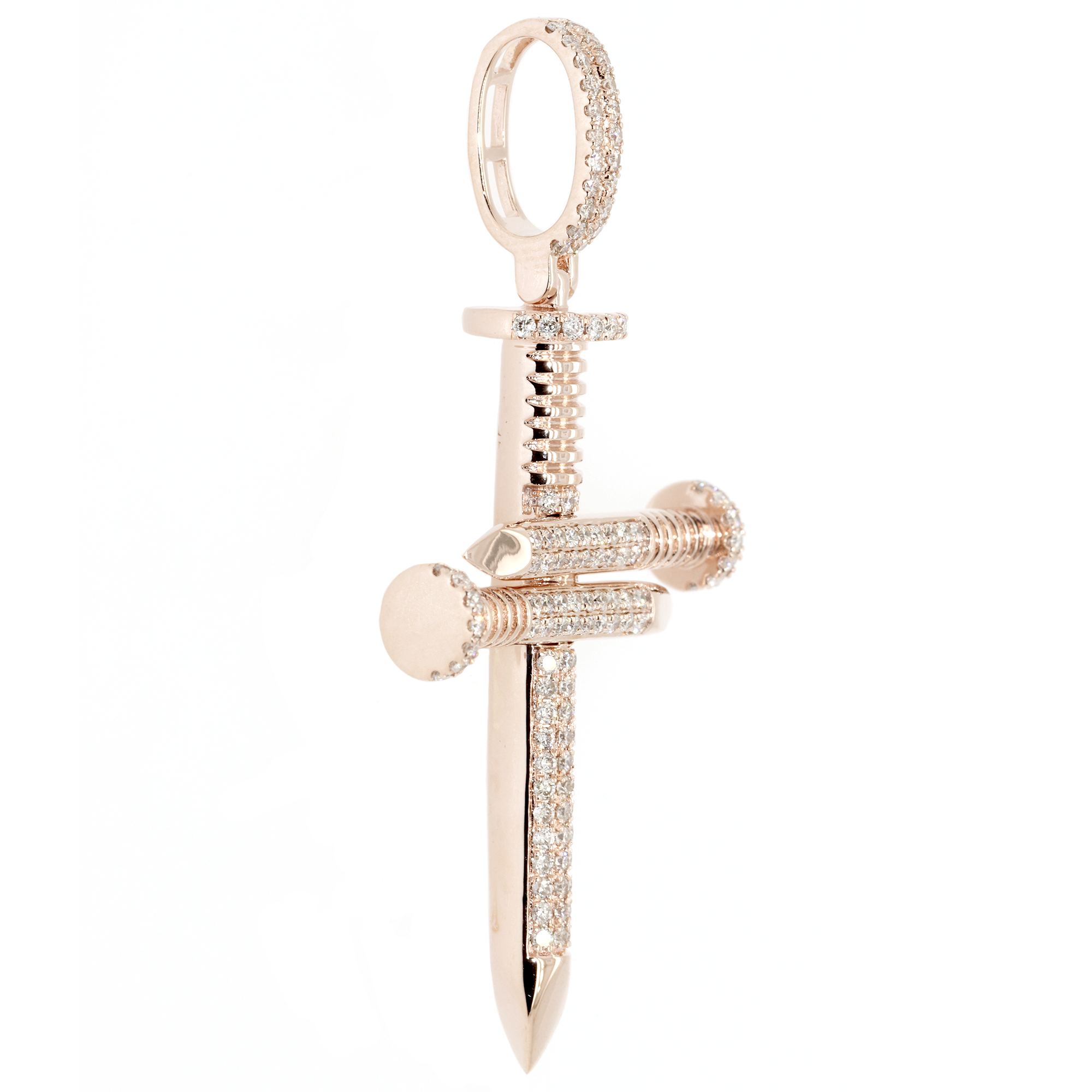 Diamond Nail Set with Chain