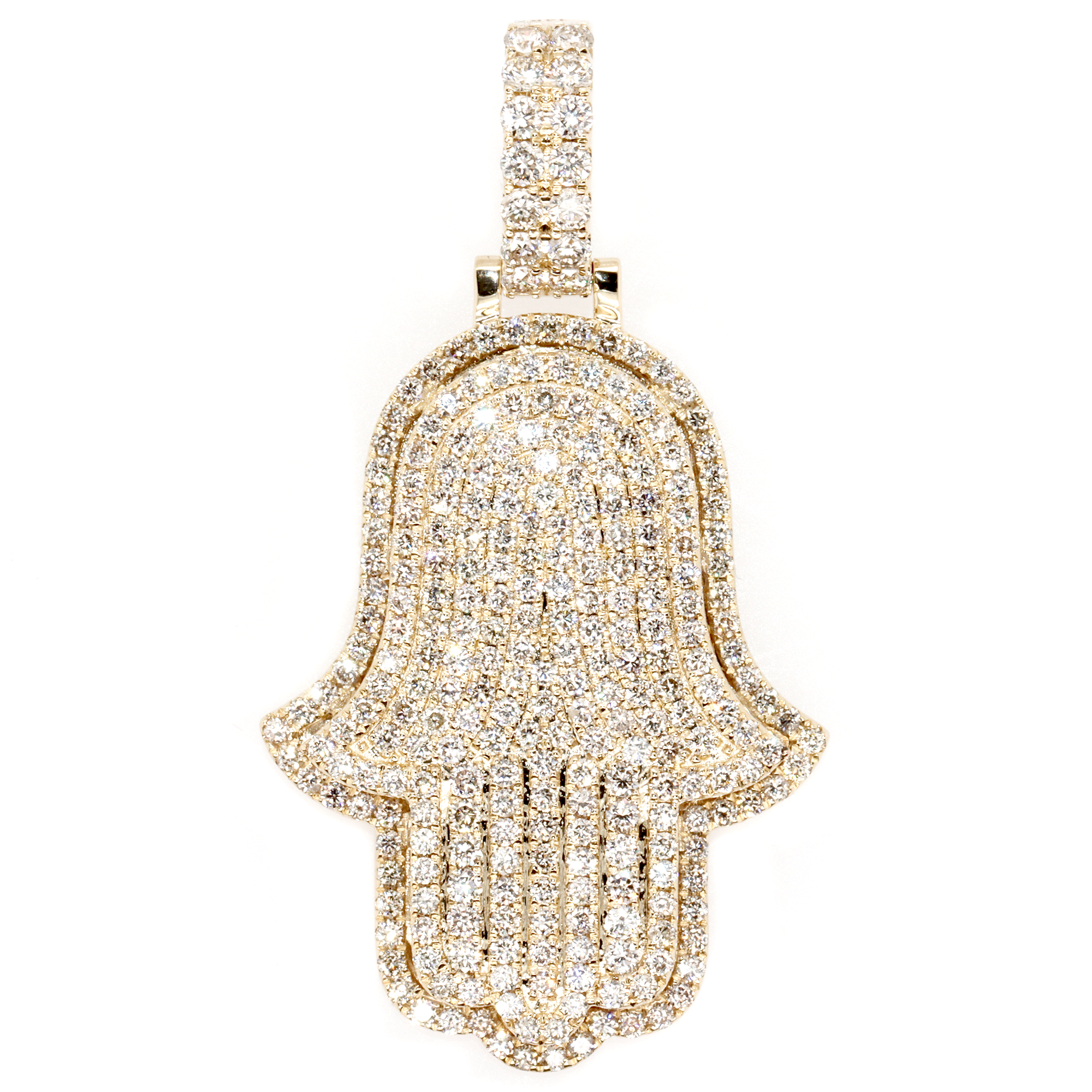 2pc 3D Diamond Hamsa Set