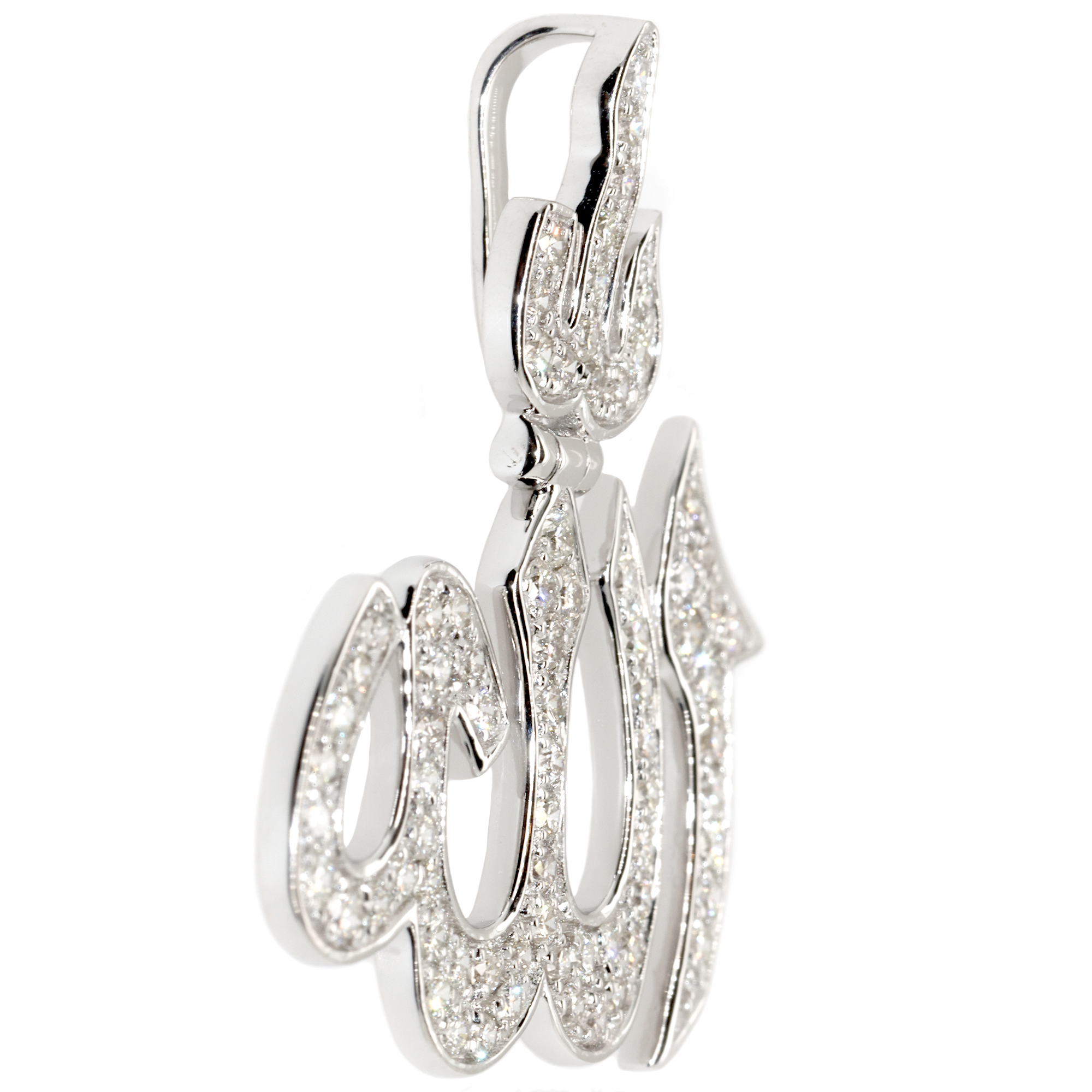 1ct Allah Diamond Pendant
