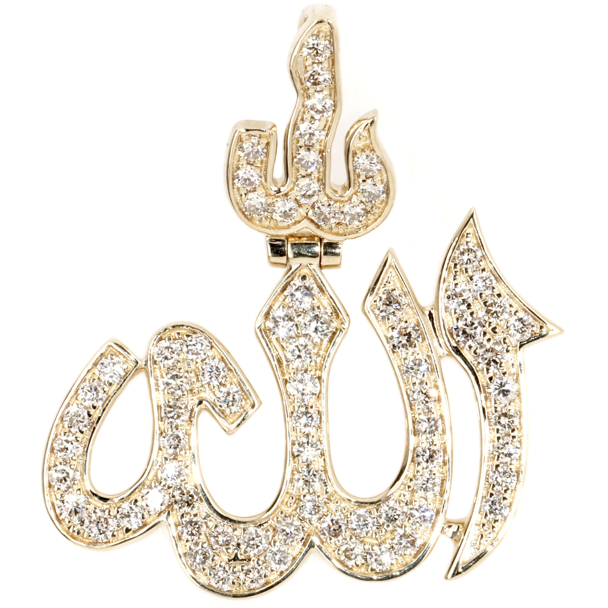 1ct Allah Diamond Pendant