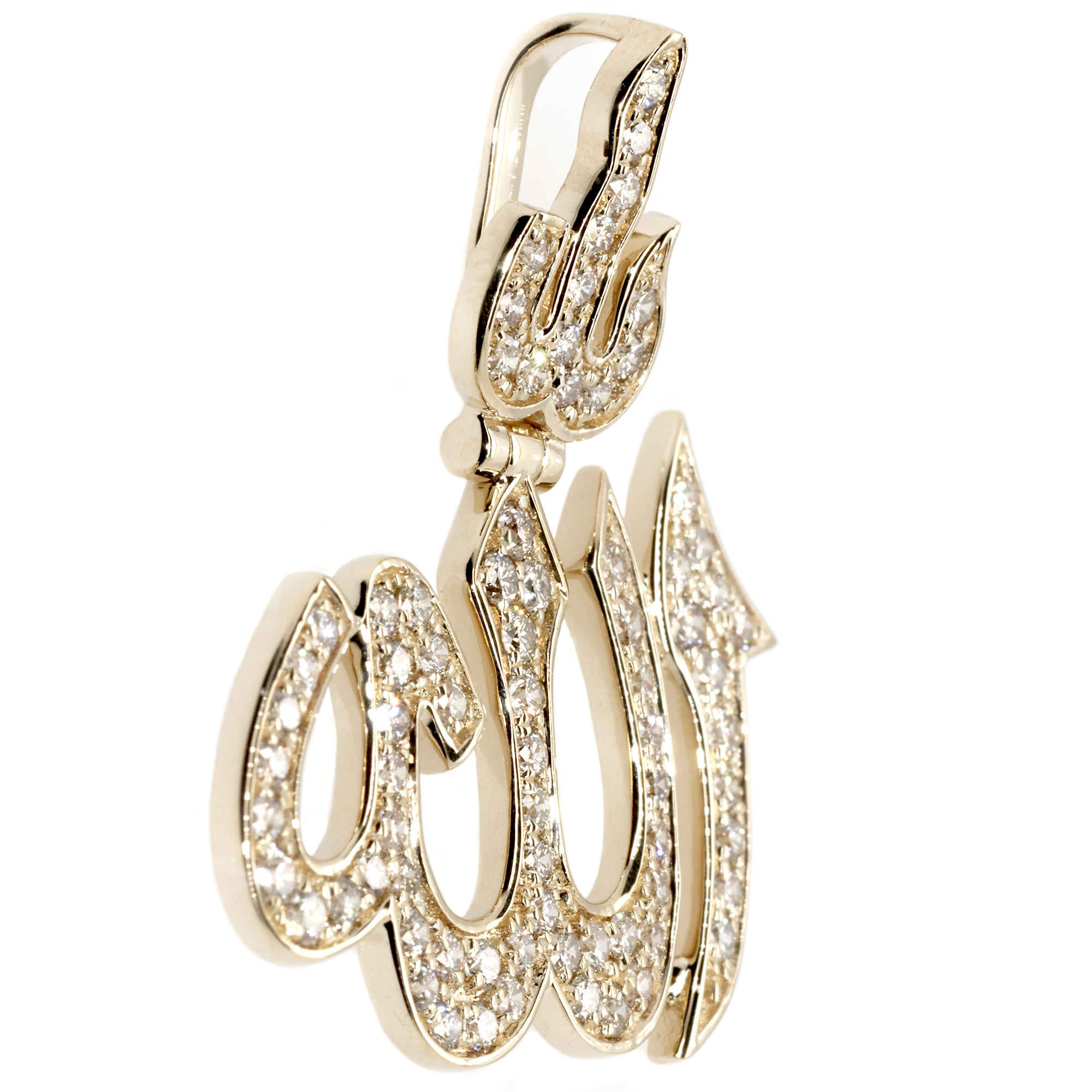 1ct Allah Diamond Pendant