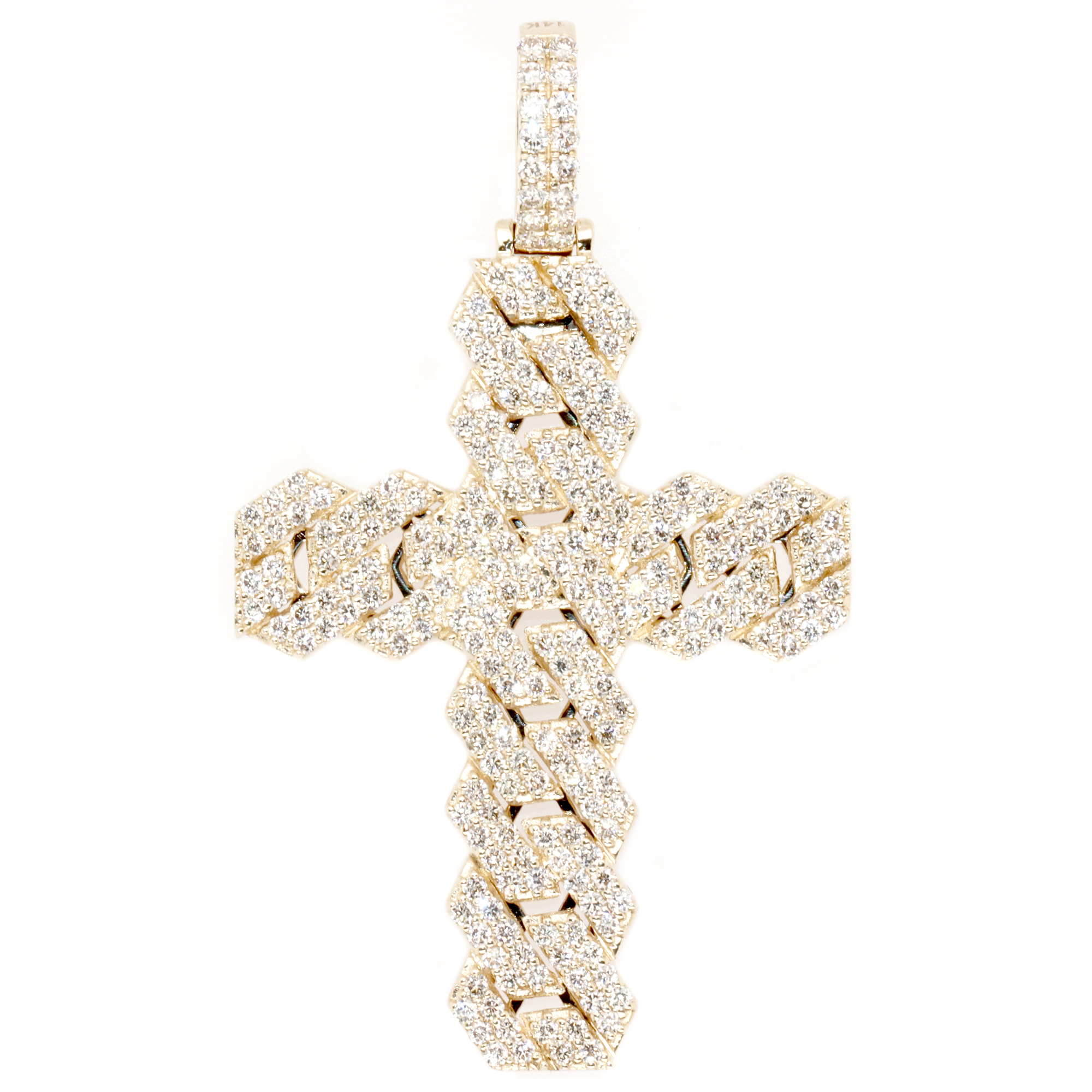 2pc Cuban Diamond Set