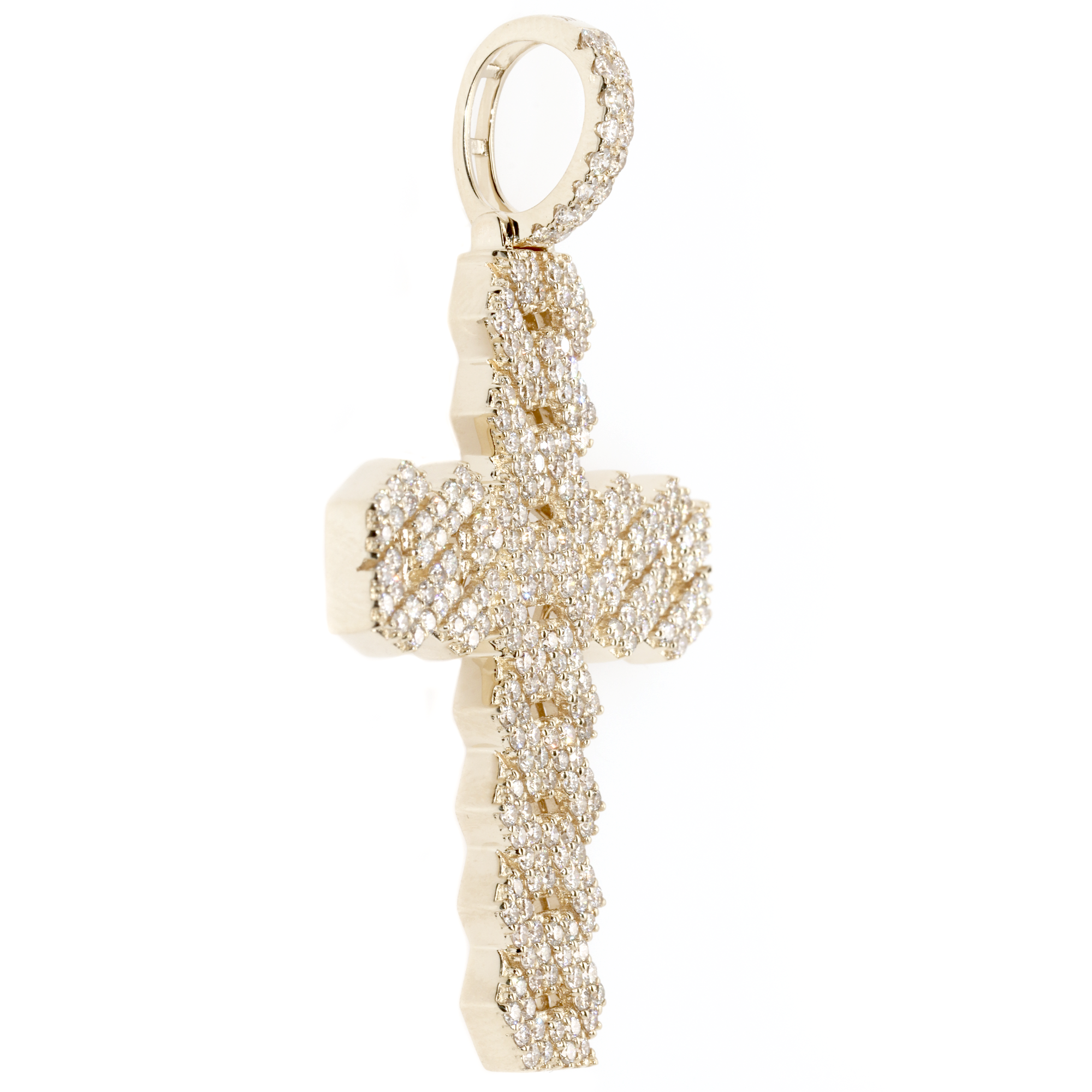 2pc Cuban Diamond Set with Chain