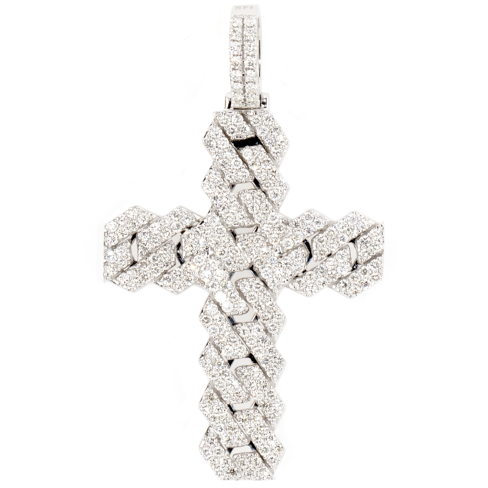 2pc Cuban Diamond Set