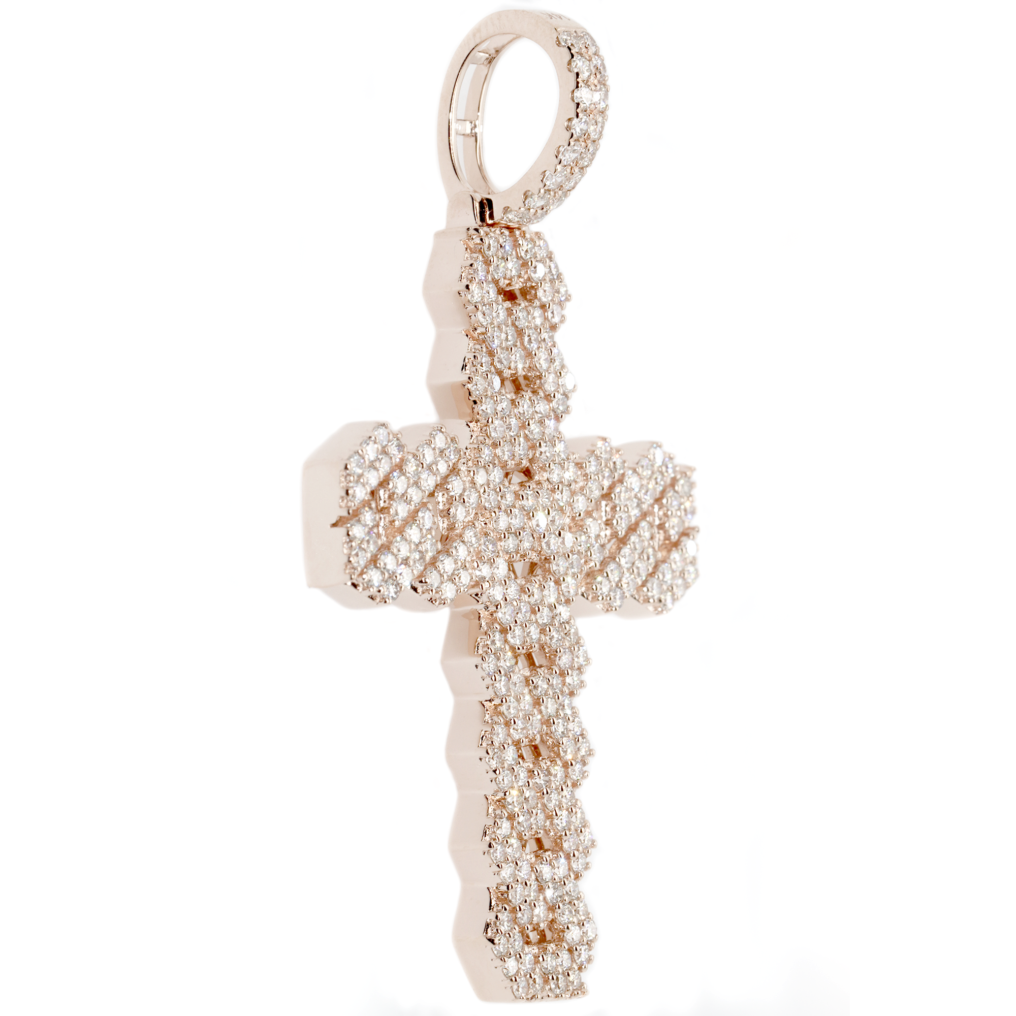 2pc Cuban Diamond Set with Chain