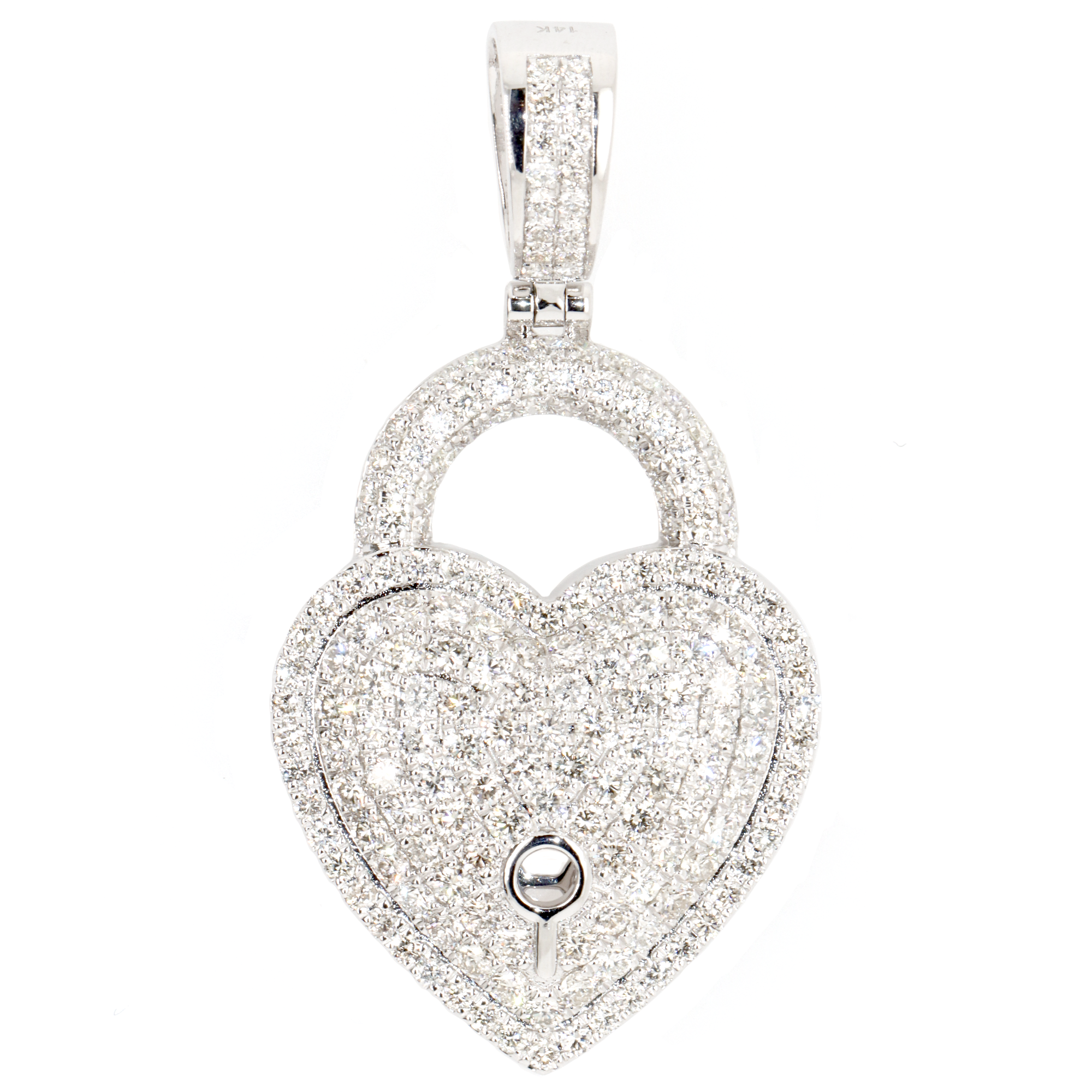 Diamond Hearts Set with Chain