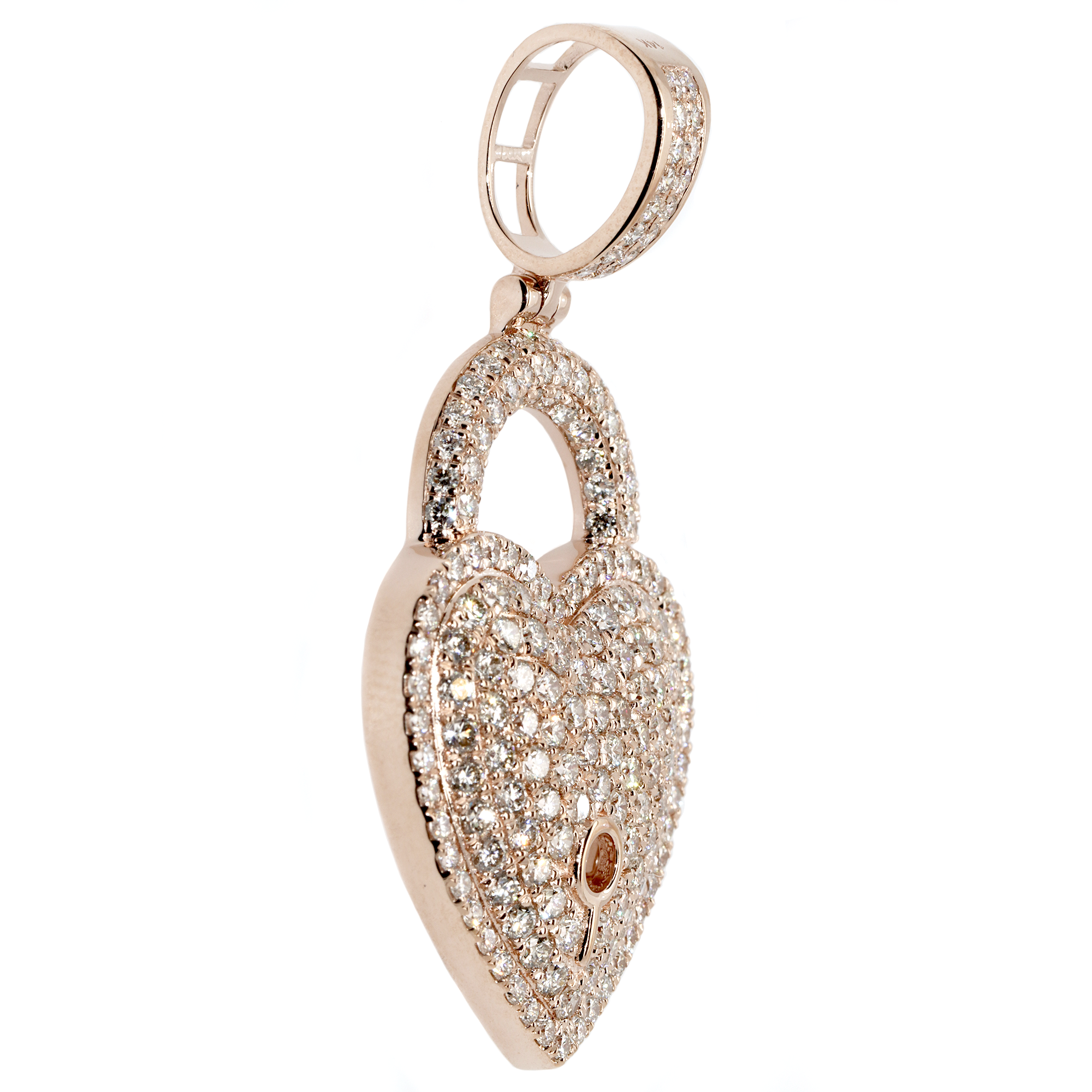 Diamond Hearts Set with Chain