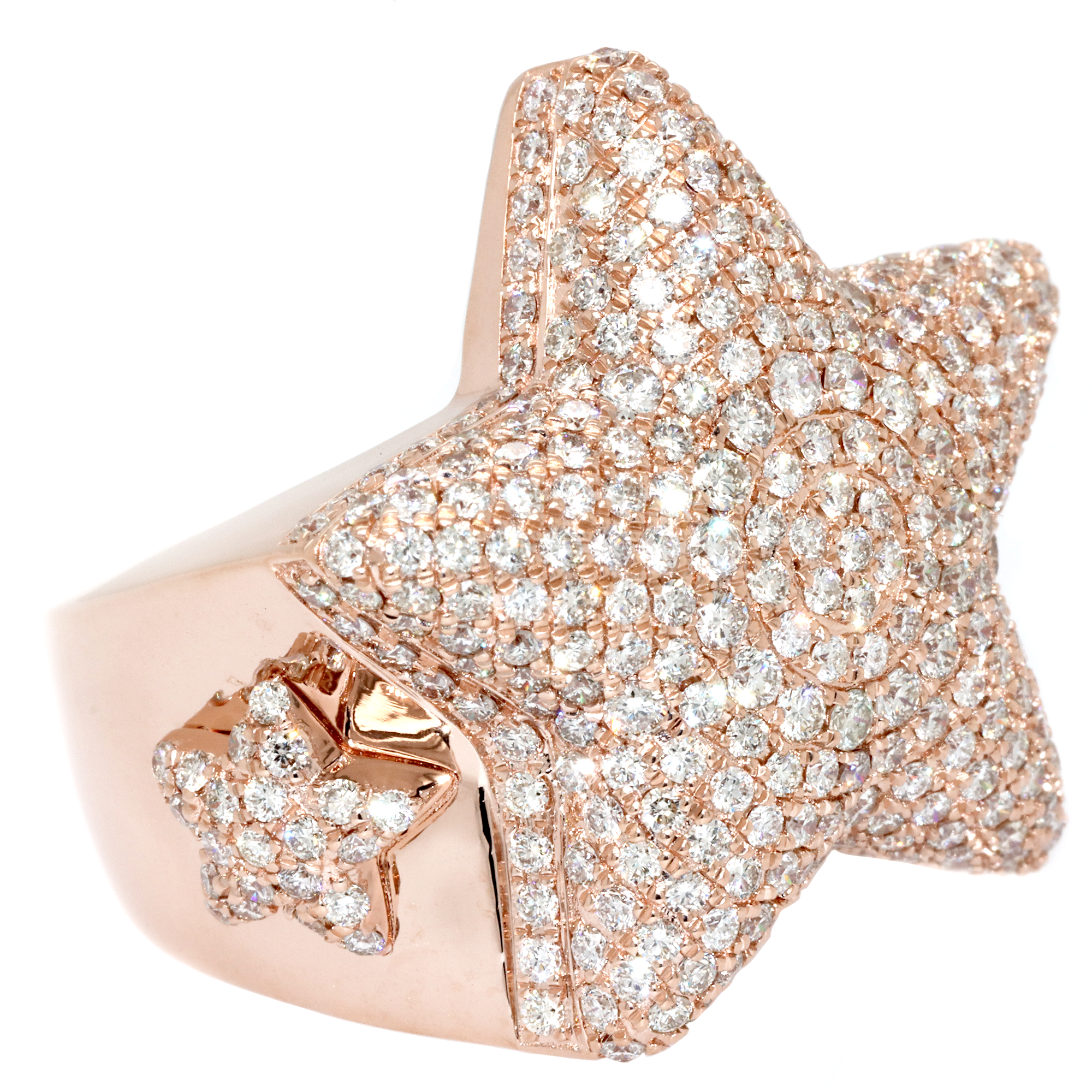 Star Crown Jesus Diamond Set with Chain