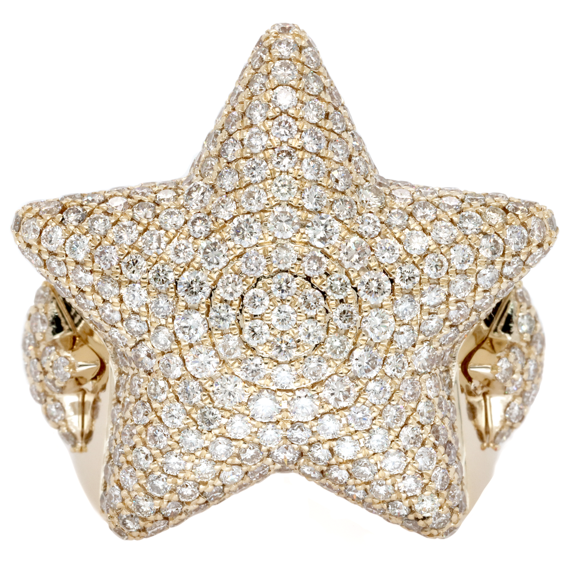 Star Crown Jesus Diamond Set with Chain