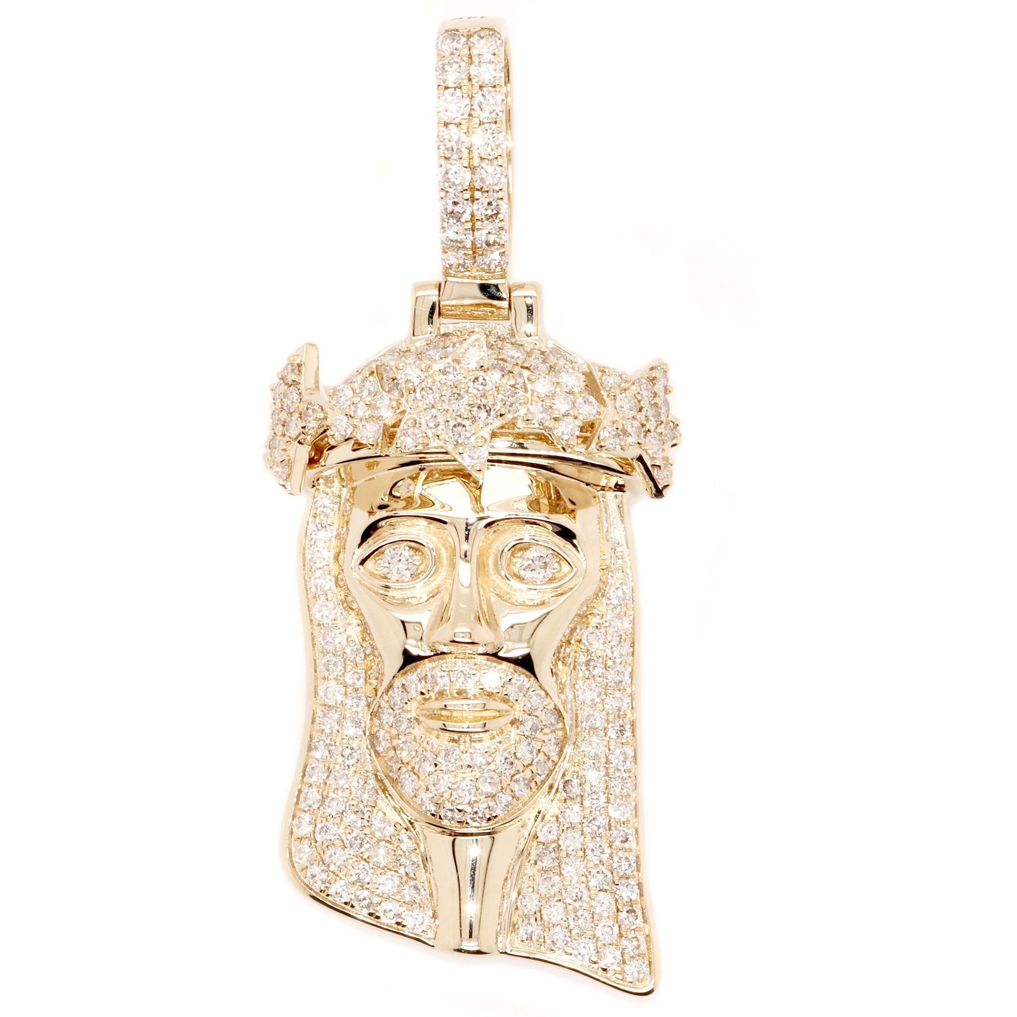 2pc Star Crown Jesus Diamond Set