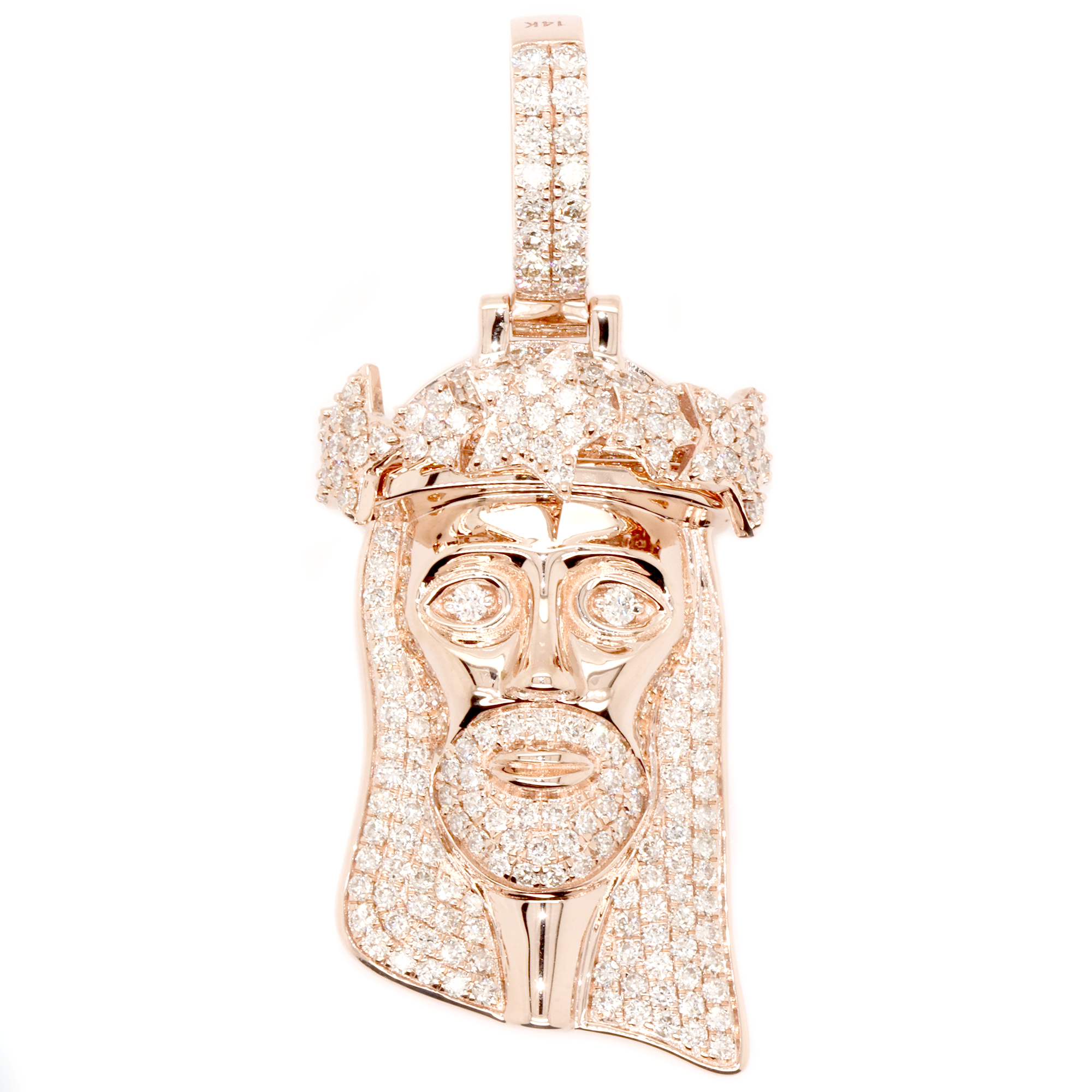 2pc Star Crown Jesus Diamond Set