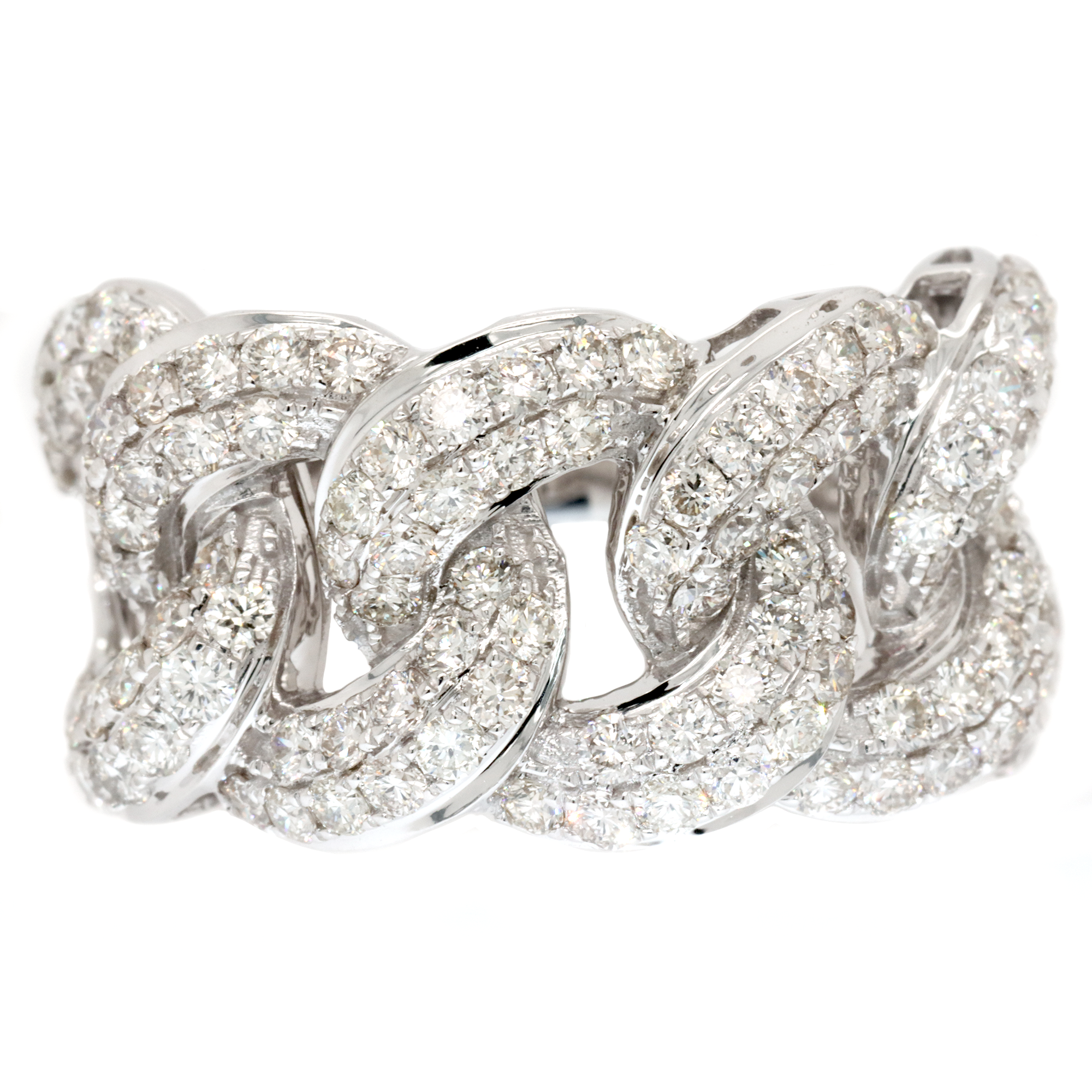 Diamond Cuban Set with Chain