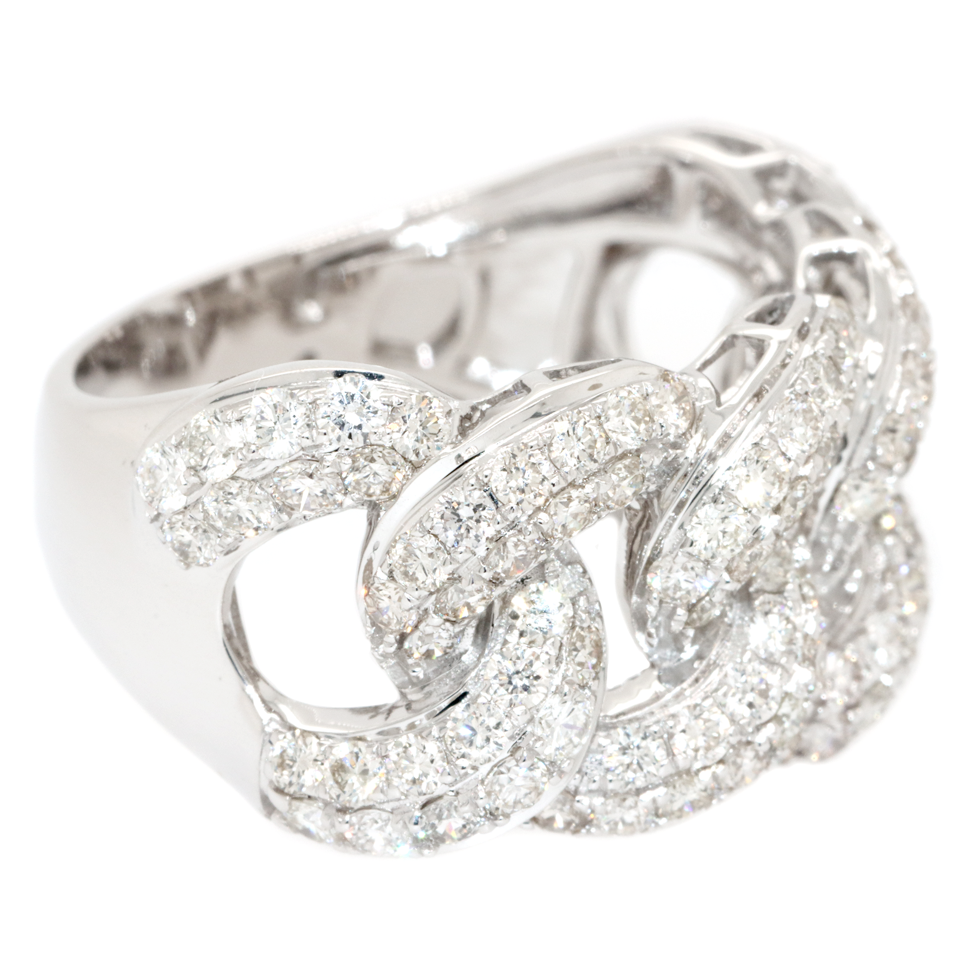 Diamond Cuban Set with Chain