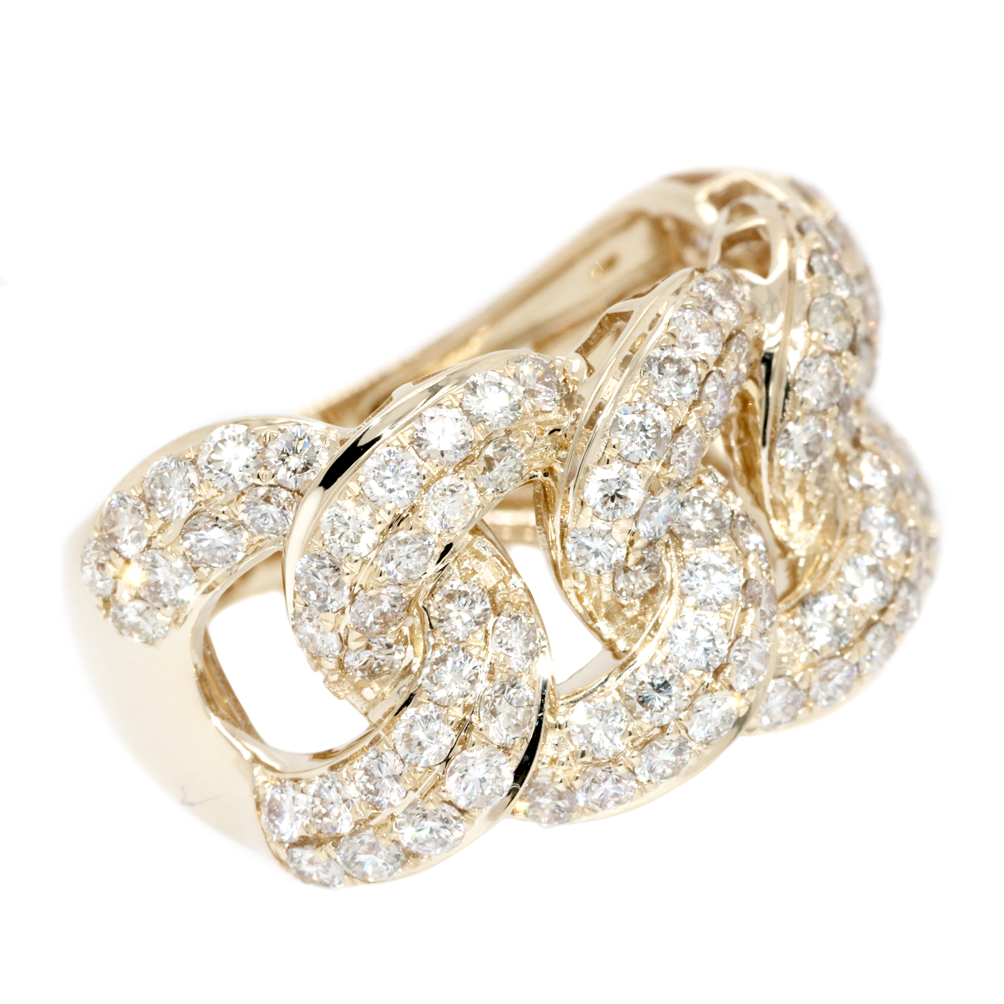 Diamond Cuban Set with Chain