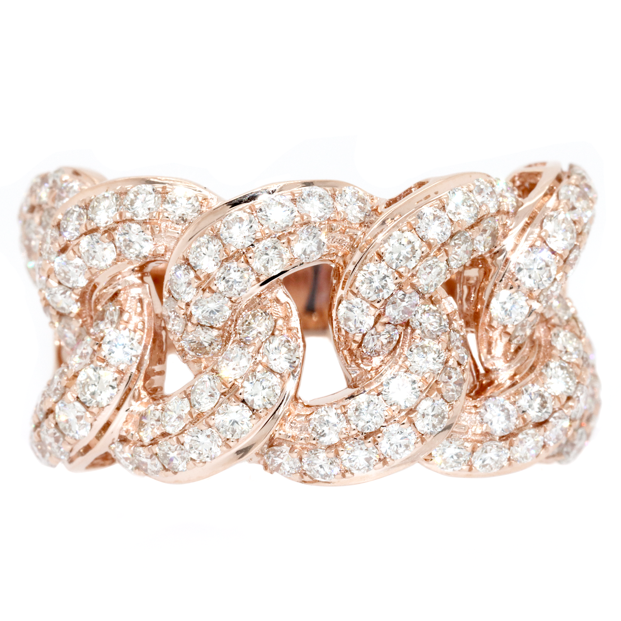 Diamond Cuban Set with Chain