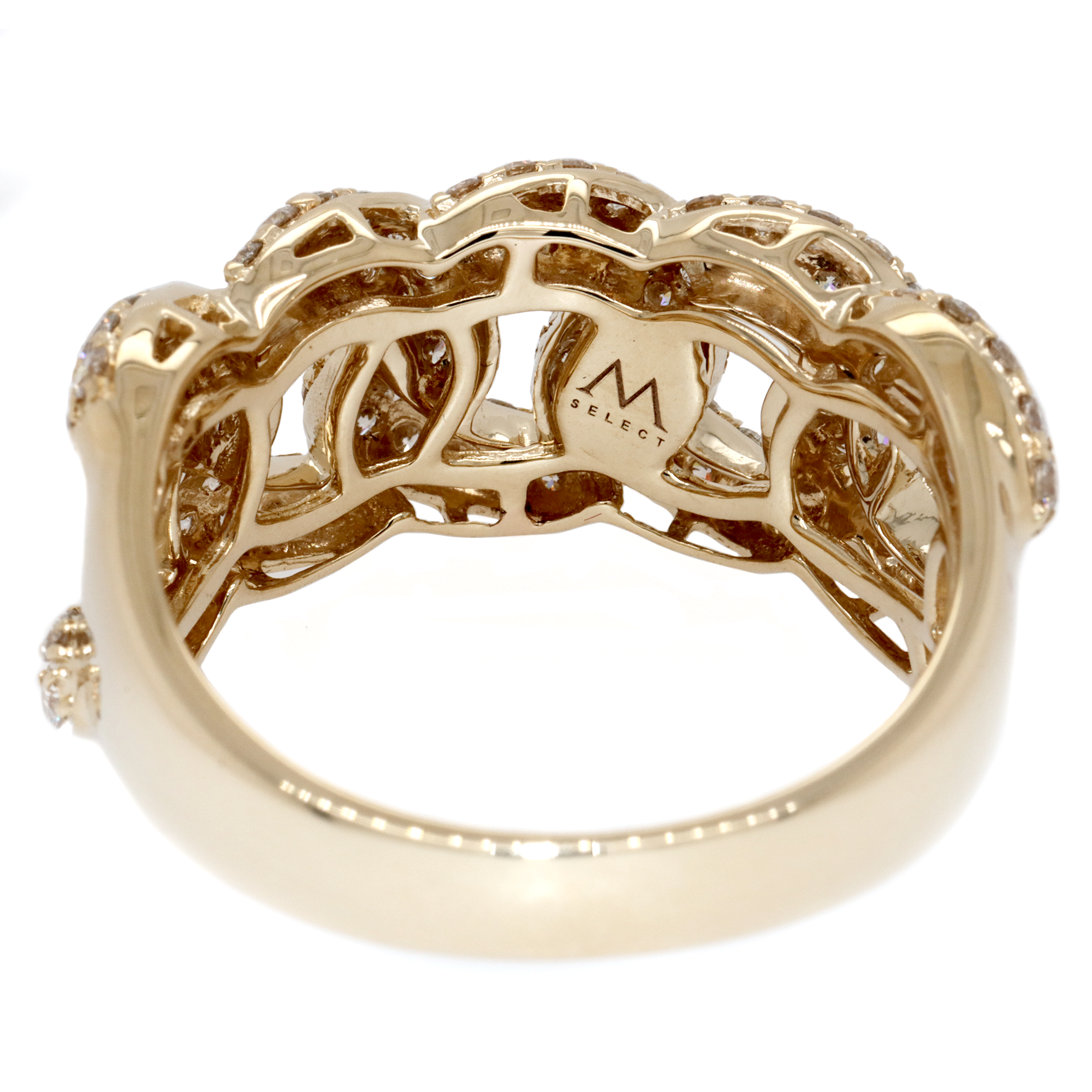 Cuban Link Diamond Ring