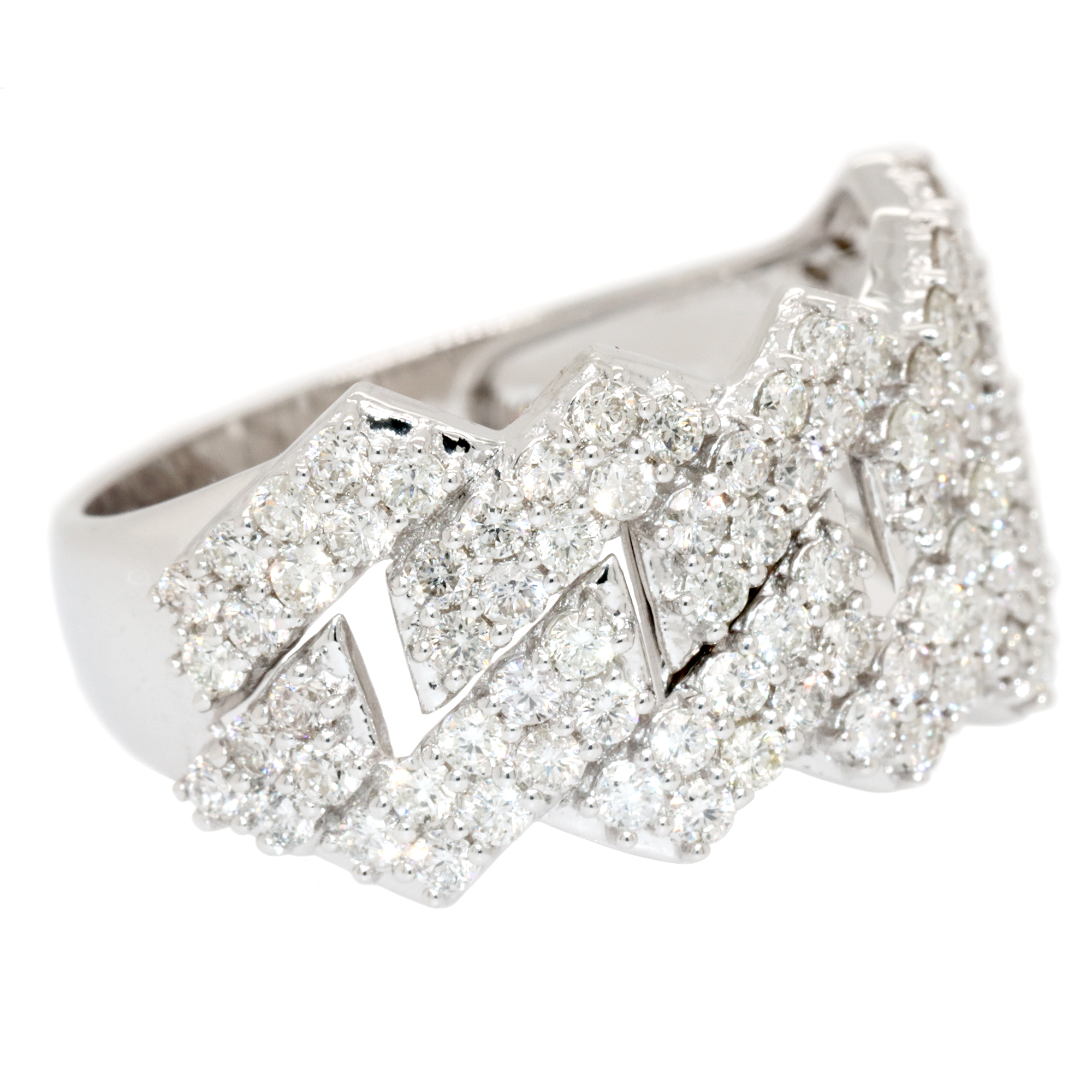 2pc Cuban Diamond Set with Chain