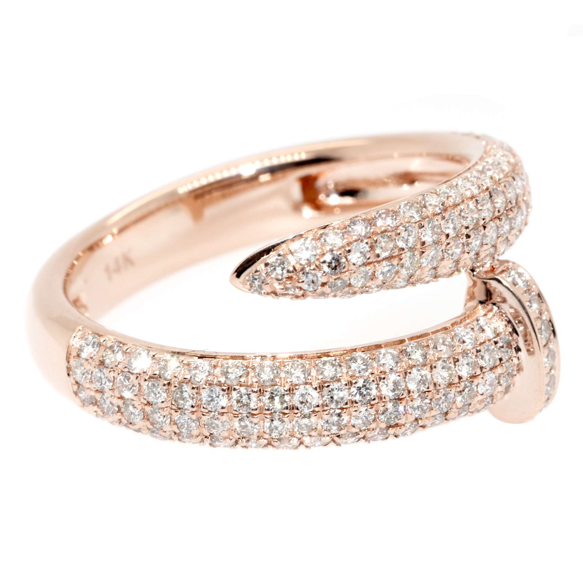 Diamond Nail Set with Chain