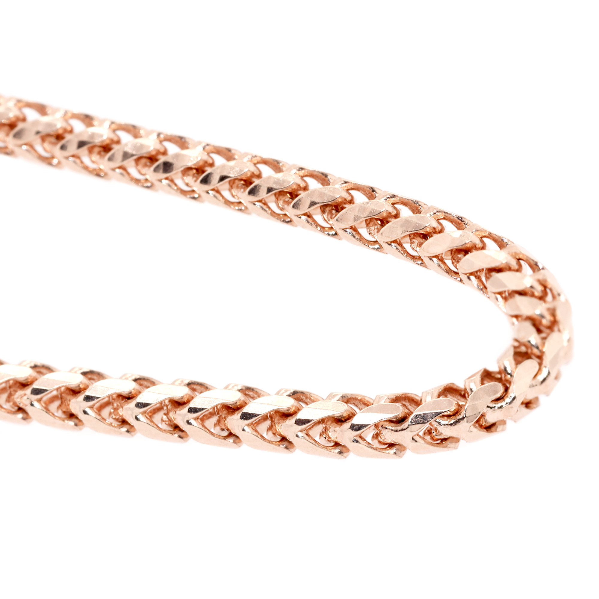 Rose gold deals franco bracelet