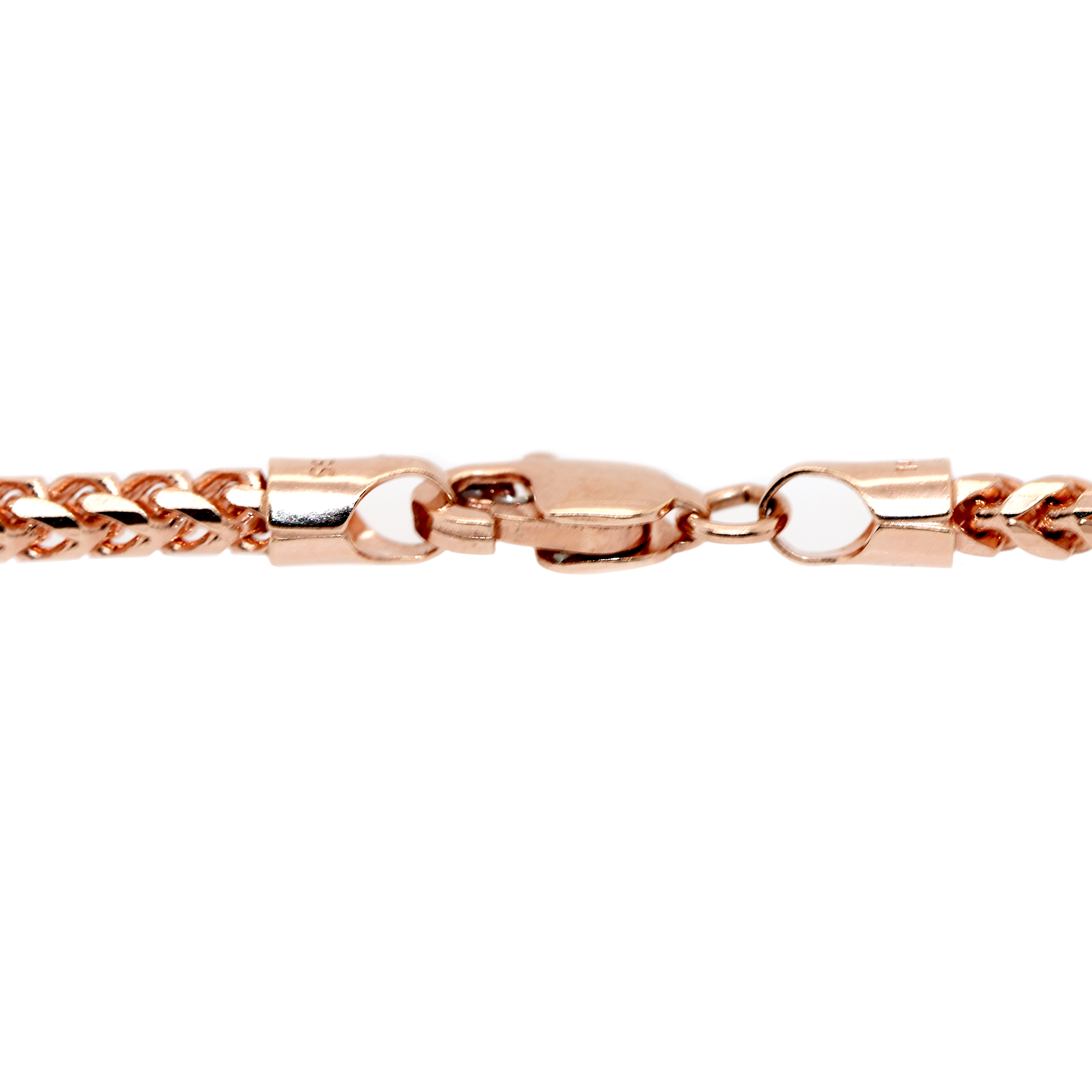 Chains 3mm 14k Rose Gold Franco Chain Mazza Select