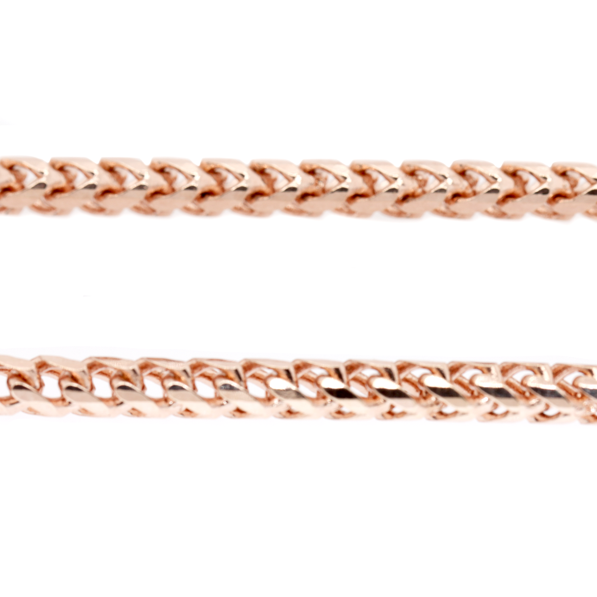 Chains 3mm 14k Rose Gold Franco Chain Mazza Select